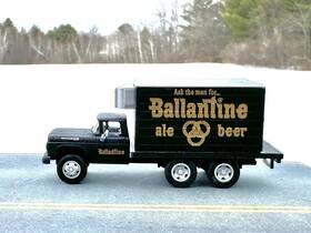 30497 Classic Metal Works 849398020630 Mini Metals - 60 Ford Refrigerated Delivery Truck Ballantine Beer Ho Scale