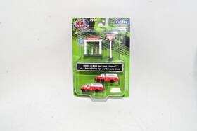 R-190 Classic Metal Works 849398033661 N Scale Mini Metals - Ih Tank Truck Conoco With Service Sign And Gas Pumps
