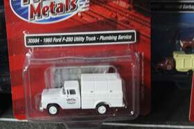 Mwi30584 Classic Metal Works Mini Metals/cmw Ho 1960 Ford F-250 Utility Truck Plumbing Service Rtr 1/87