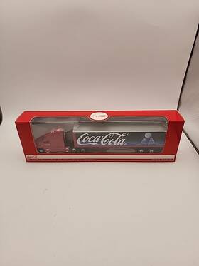 Coca-cola 687312406821 Ho Scale Diecast Moonlight Polar Bears Long Hauler Truck Train Layout