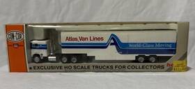 0004-001050 Con-cor Cabover Van Trailer Atlas Lines Ho Scale