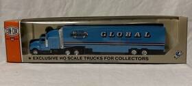 0004-001061 Con-cor Semi Tractor Van Trailer Global Moving Ho Scale