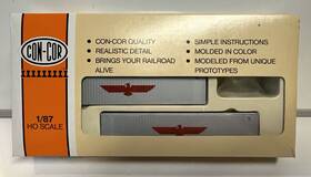 0004-008301 Con-cor Ho Scale Set Of 3 American President Lines 40ft Containers #8301