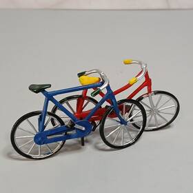 Dc1039066 Craft Products Mens And Womens Bicycles 2 Pc Set Miniatures 1/24 Scale G Diorama Items