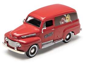 2799133 Denver Diecast M&ms 4 1/8 Inch 1 48 Scale 1948 Ford Panel Truck Red