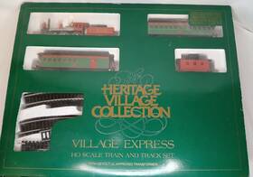 5980-3 Department 56/ Bachmann 1988 Heritage Village Express Train Set Ho Scale Dept Cib