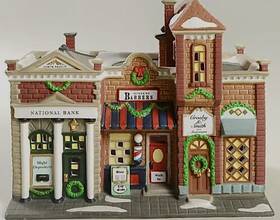 58888 Dept 56 Christmas In The City Series Inch Riverside Row Shops Building Ln/box