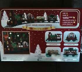 279206 Disney Mickey Mouse Holiday Express Collectors Edition Series 3 Christmas Train Nib