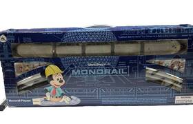 Disney 400009733143 Walt World Monorail Playset Blue With 8 Mini Figures