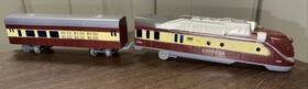1225a Dolgen Vintage Express Toy Train Lights And Moves