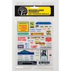 Dt552 Woodland Scenics Assorted Business Signs Dry Transfer Decals 724771005520