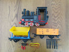Engine Faller 0-6-0 Open Tipper Wagons Train 14 Pieces Track Set