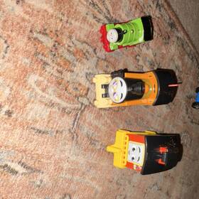 2863 Ertl Thomas And Friends Diecast Rolling Stock Lot - Green Red Yellow Black