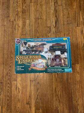 Eztec 019071620406 Silverado Express 22 Pc Train Set Battery Operated Untested Missing A Track