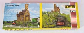 B-245 Faller Ho German Castle Complete Unbuilt In The Box With Instructions