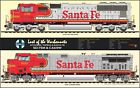 C44-9w Fe Warbonnet Locomotive Santa Sd75 Sf Poster