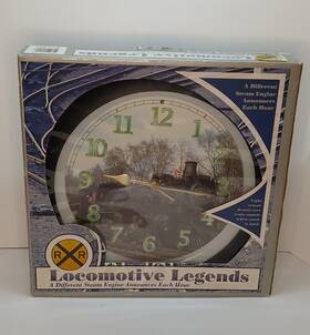Dlb-747t Feldstein & Associates Inch A Timeline Of Trains Locomotive Legends Clock By Mark Working