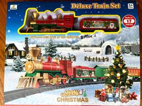 1600a-7c Fenfa Toys Co. 17 Pcs Merry Christmas Deluxe Train Set With Lights And Sounds