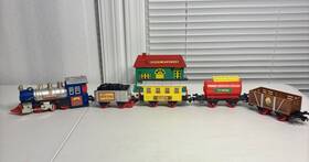 Goldlok 400398499927 Vintage Western Express Spirit Of Steam 6 Piece Train Set Read