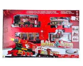 9447c-22 Goldlok X-mas Musical Holiday Express Train Set Age 4 Complete Tested And Working