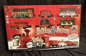 9670-108 Goldlok Holiday Express Train Set - 52.25 Inch X 29 Age 4 Complete Christmas
