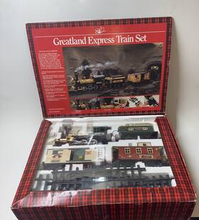Greatland 073558806059 Express Train Set Steam Locomotive Vintage