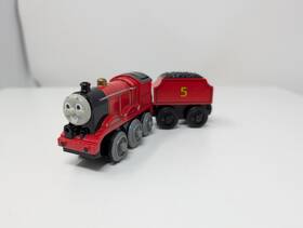 0120sk10 Gullane 2003 Thomas And Friends Wooden Railway Motorized Diecast James Tender