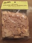 H7004 Wood Butt Shingles Half Scale Dollhouse Roof Wooden