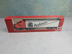 6177 Herpa Ho Scale Anderson Windows Tractor Trailer Truck With Read