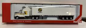 6242 Herpa Ho Scale Halvor Lines Truck Tractor Trailer #6242