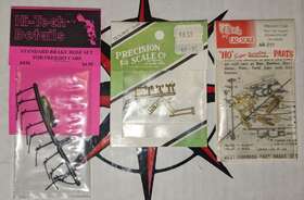 6036 Hi-tech Details Lot Of 3 Ho Scale Air Brakes And Lines Detail Sets Cal Psc
