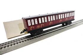 8302 Highfield Models H602 O As Plm Brown Tinplate Coach Car C-8 Ln/ob