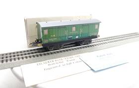 5228 Highland Models H604 O As Plm Green Tinplate Luggage Van C-7 Ex/ob