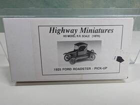 360-213 Highway Miniatures Ho Scale 1925 Ford Roadster Pick-up Kit
