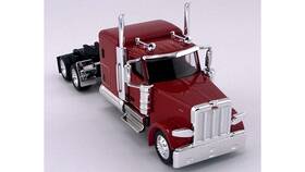 589084 Ho Logistics Peterbilt 589 Flat Top Sleeper #589084 1/87 Scale Tractor Red