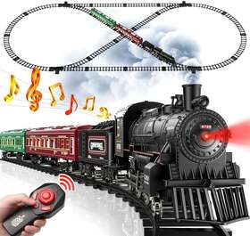 Trainred-01 Hot Bee Train Set Remote Control For Christmas Tree Red And Green