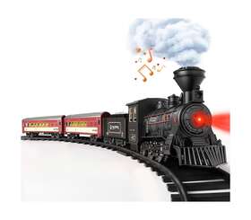 Traintank-35aa Hot Bee Model Train Set For Boys - Metal Electric Toys With Steam Locomoti