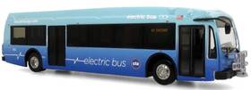 808-870336 Iconic Replicas Ho Scale 870336 Chicago Transit Authority Cta Proterra Zx-5 Bus