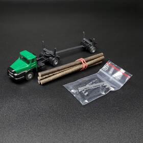 14-306 Ihc Ho 1/87 Scale Logging Truck With Real Wood Logs
