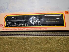 M9703 Ihc Ho Chesapeake And Ohio Inch C&o The George Washington 4-6-2 Steam Engine- Pristine