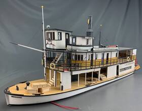 O-7302 Inter-action Hobbies O Reese Navigation Lamb Sternwheel Ship Built O3528