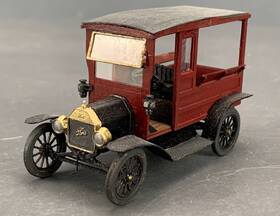 O-7508 Interaction Hobbies O Scale 1911 Ford Model T Depot Hack Truck Built O3419