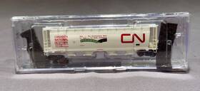 45233-12 Intermountain Canadian National 4-bay Round Hatch Cylind. Hopper #368492 Nib