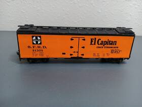 66102-16 Intermountain Santa Fe Atsf Sfrd 31325 El Capitan Coach Streamliner West Refrigerator