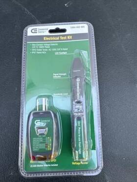 Kno-02r Intertek Commercial Electric Electrical Tester Kit With Gfci Adjustable Volt Cat Iv 1000v