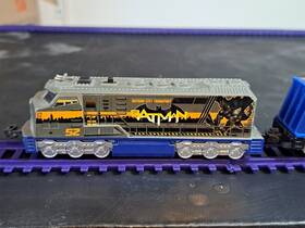 1484ut01 Jakks Pacific 2013 Gotham City Transport 4 Car Train Set Batman Only Works
