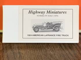 360-237 Jordan Highway Miniatures Ho 1924 American Lafrance #360-237