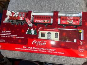 K-1309 K-line 040369310051 Vintage Coca-cola Santa Steam Train Set