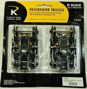 6-22365 K-line O 6wheels With Power Pickup Passenger Trucks