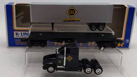 6669 K-line O Erie Class Tractor Trailer Ex/box